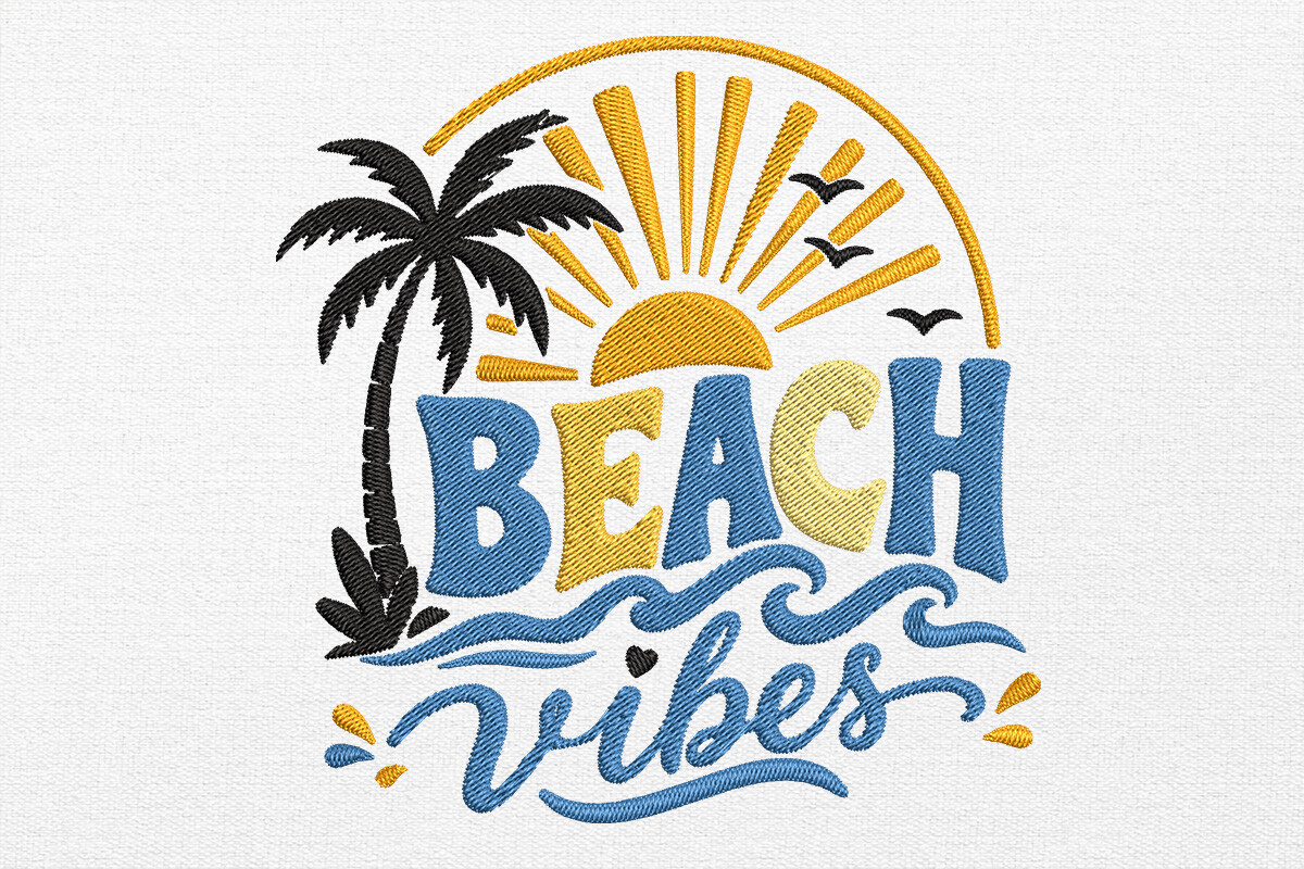 Summer Embroidery Design