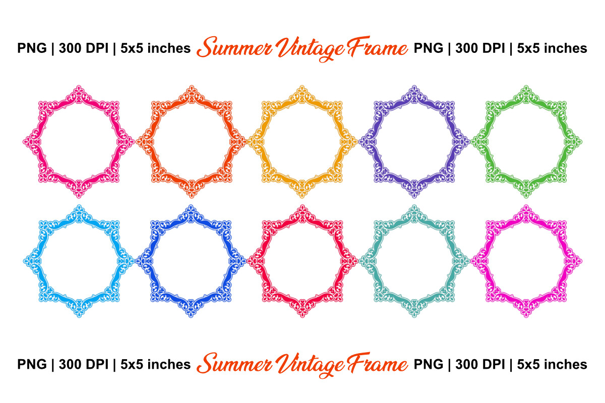 Summer Vintage Frame