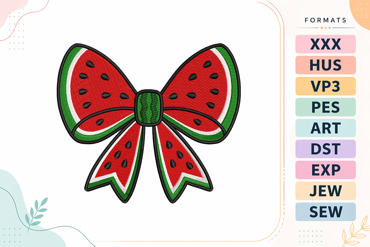 Watermelon Summer Bow