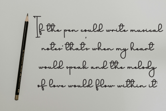 Calligraphy Present Font - Preview 2