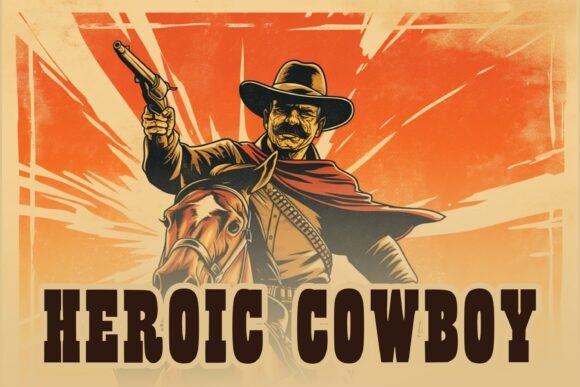 Country Western Font PNG with transparent background - Preview 1