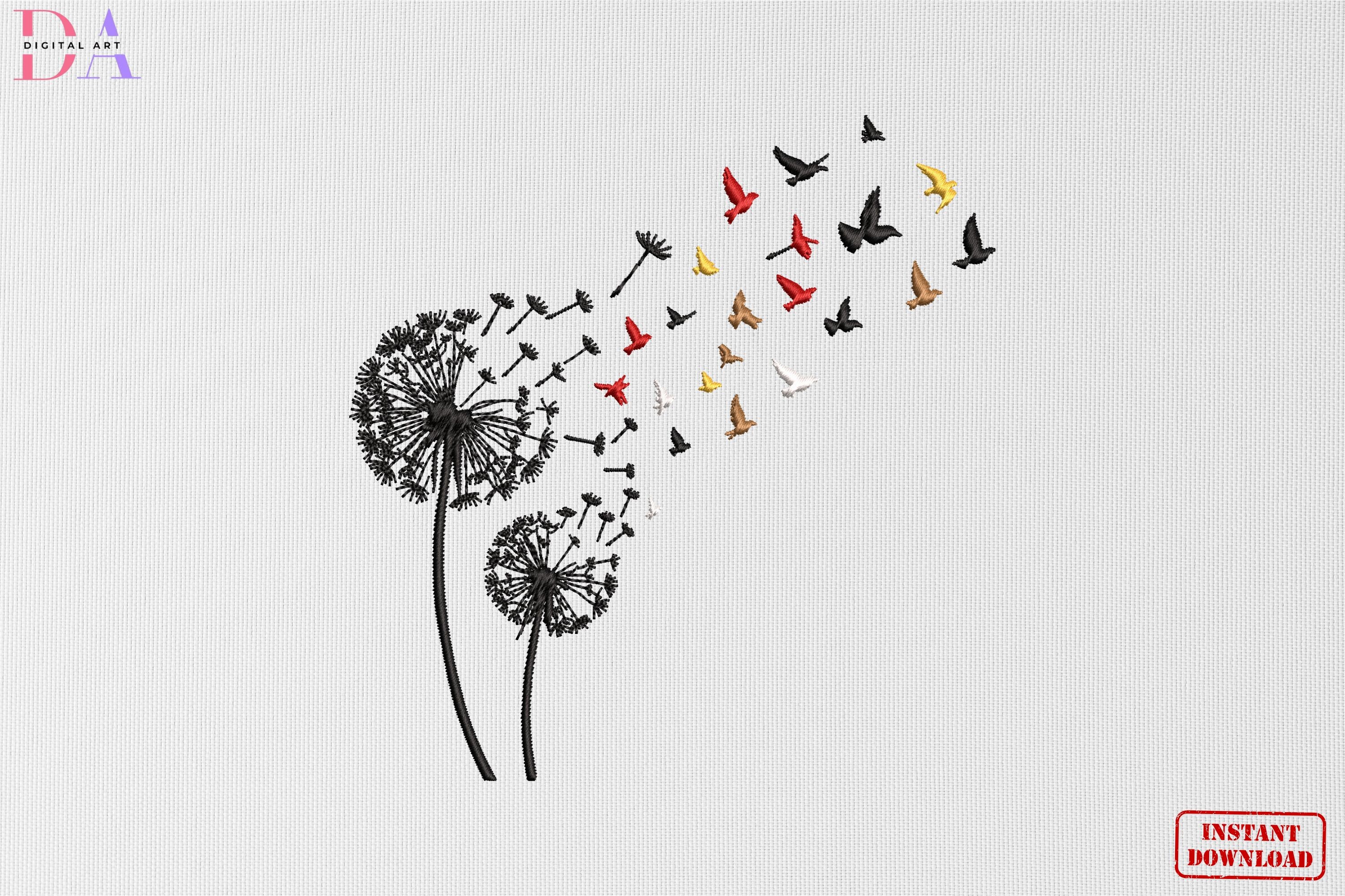Dandelion Birds Nature Freedom
