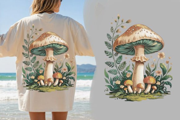 Evil Eye Mushroom PNG Design Gráfico Diseños de Camisetas Por trendyhunt43