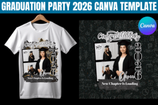 Graduation Party 2026 Canva Template Graphic by Gfx Shaown · Creative ...