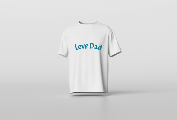 Love You Dad Font PNG with transparent background - Preview 3
