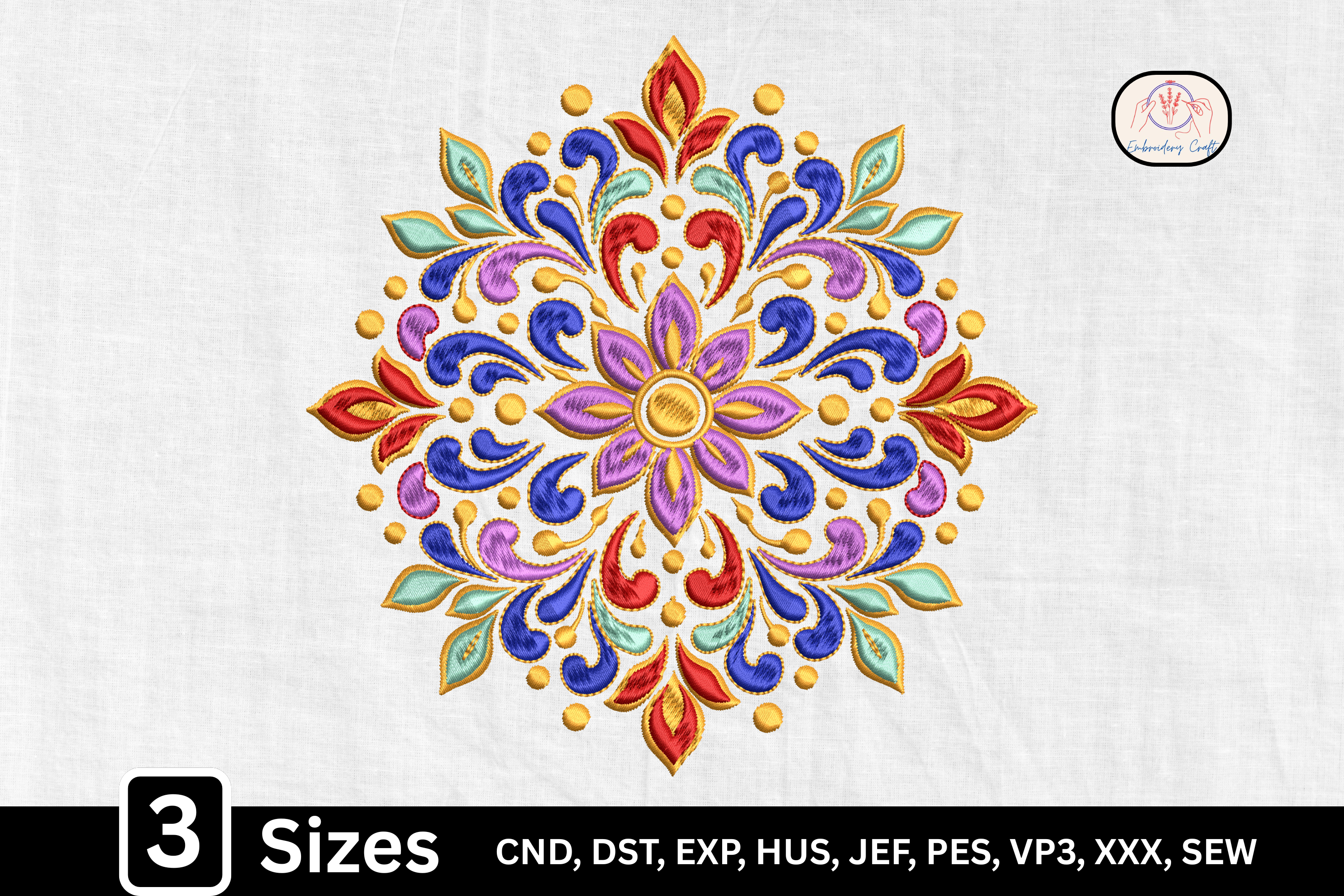 Ornamental Floral Mandala