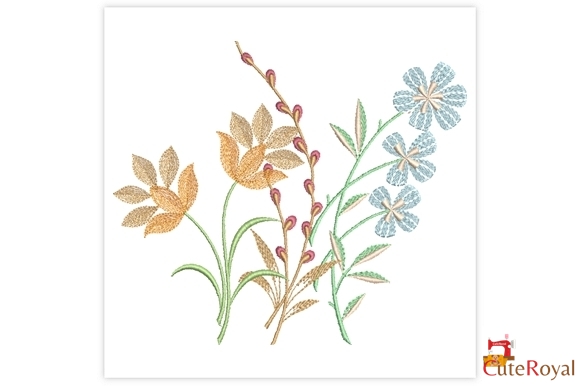 Pastel Soft Delicate Wildflower