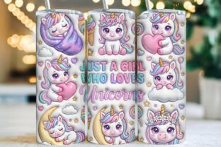 Unicorn Tumbler Wrap PNG Graphic by CraftArtStudio · Creative Fabrica