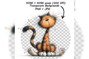 Whimsical Cat Clipart Bundle Graphic by One-touch · Creative Fabrica