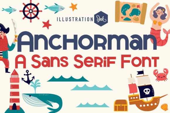 Anchorman Font - Preview 1