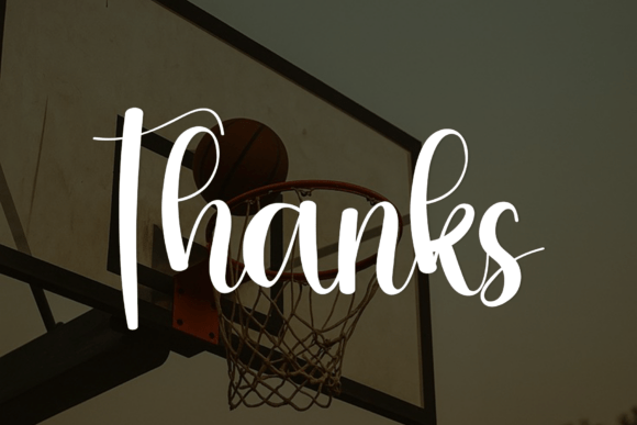 Basketball Font - Preview 4