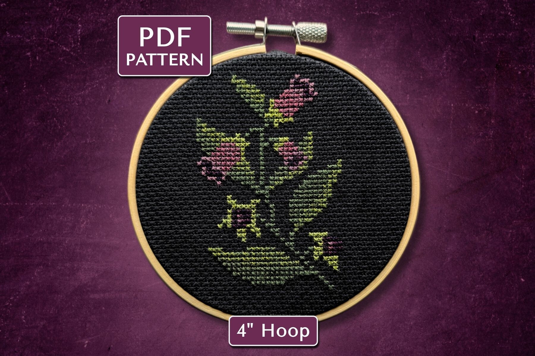 Belladonna Digital Cross Stitch Pattern