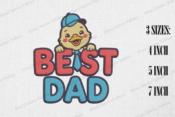 Best Dad Cute Duck Father's Day