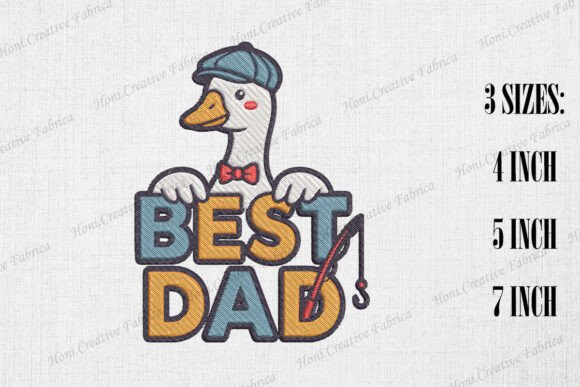 Best Dad Cute Goose Father's Day