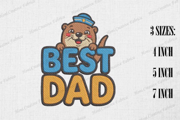Best Dad Cute Otter Father's Day
