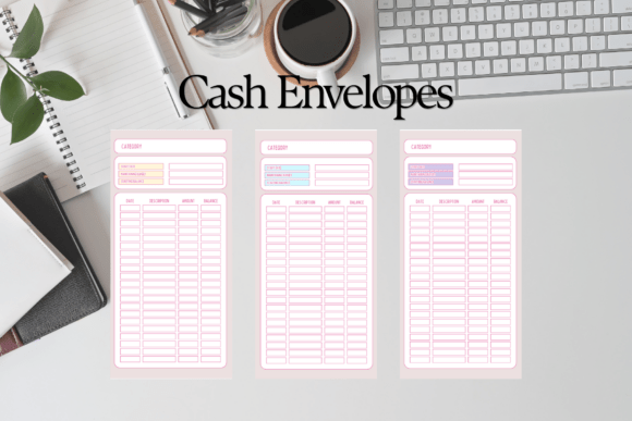 Cash Envelopes Printable Budget Planner