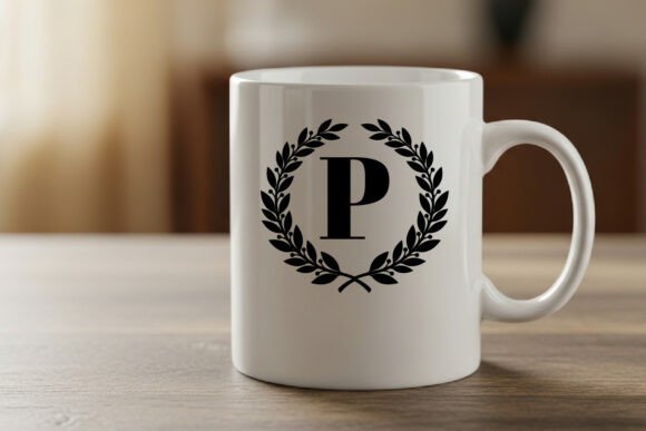 Classic Laurel Monogram Font - Preview 2