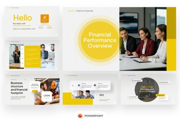 Corporate Financial Data PowerPoint