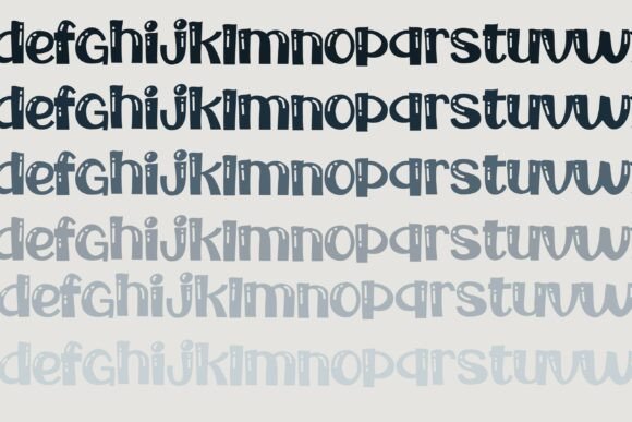 Dragster Glow Font PNG with transparent background - Preview 4