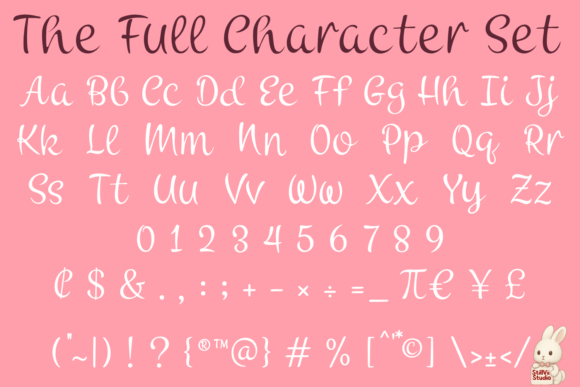 Dreamy Mist Font PNG with transparent background - Preview 1