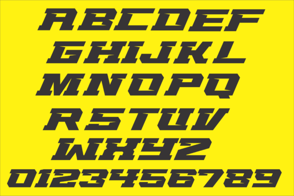 Elite Fighter Font - Preview 2