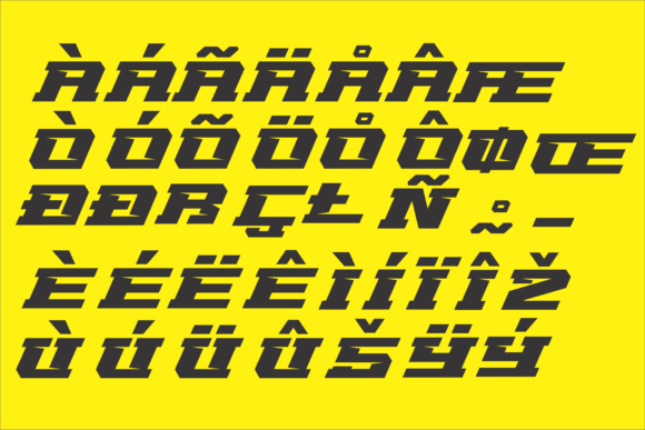 Elite Fighter Font - Preview 3