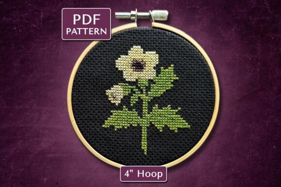 Henbane Digital Cross Stitch Pattern