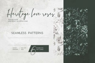 Heritage Tea Roses. Seamless Patterns Graphic by msflaffy · Creative ...