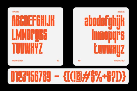 Kravon Font PNG with transparent background - Preview 5