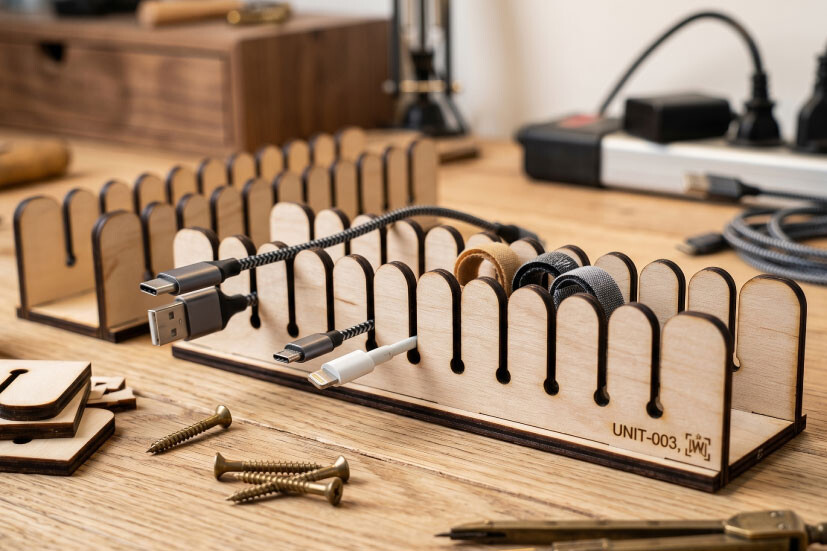 Laser Cut Cable Organiser SVG · Creative Fabrica