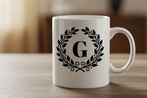 Laurel Crest Font PNG with transparent background - Preview 2