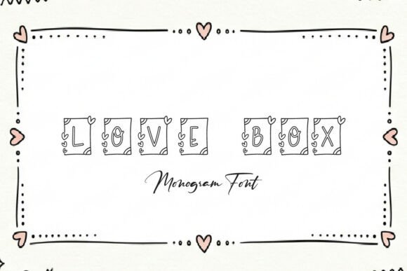 Love Box Decorative Font By The Kazis Kraft