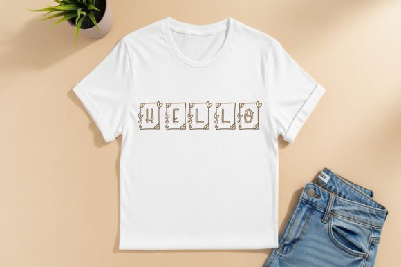 Love Box Font PNG with transparent background - Preview 4