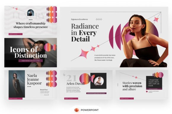 Luxury Brand Showcase PowerPoint