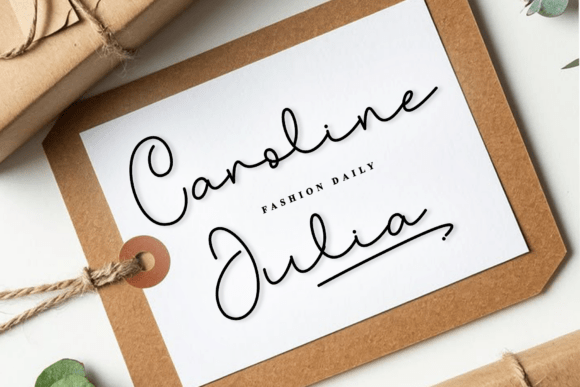 Monolia Font font preview - 3