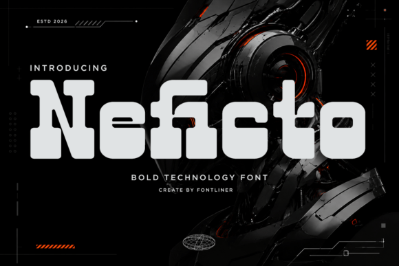 Neficto Fuentes Display Fuente Por Font Liner