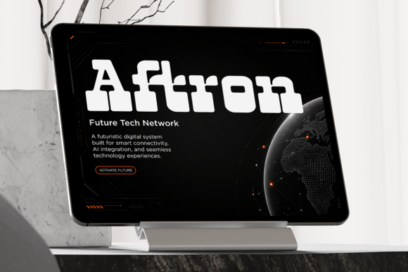 Neficto Font PNG with transparent background - Preview 4