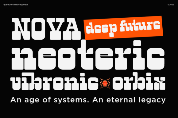 Neficto Font PNG with transparent background - Preview 5