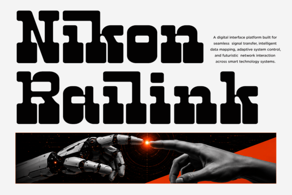 Neficto Font PNG with transparent background - Preview 6