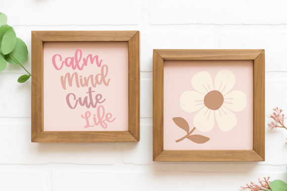 Shine Vibes Font PNG with transparent background - Preview 2