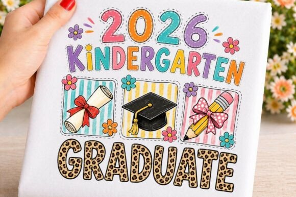 2026 Kindergarten Graduate PNG Design Graphic Crafts By MoonSVG