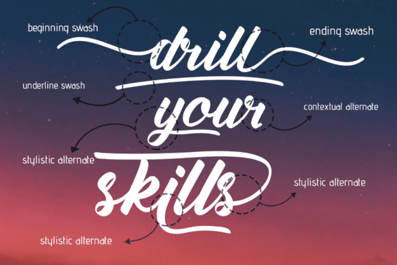 Amiable Forsythia Font - Preview 1