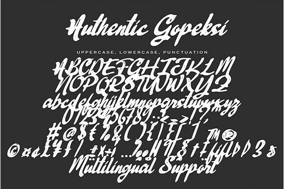 Authentic Gokpesi Font - Preview 1