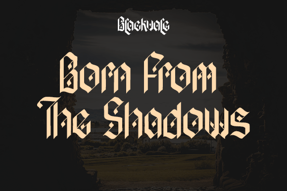 Blackvale Font - Preview 1