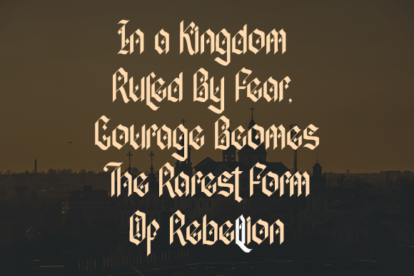 Blackvale Font - Preview 5