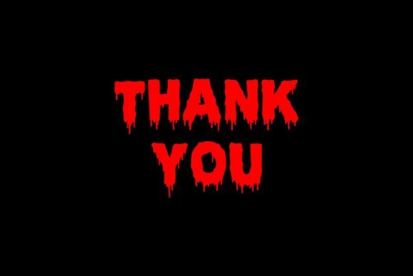 Blood Scream Font PNG with transparent background - Preview 4