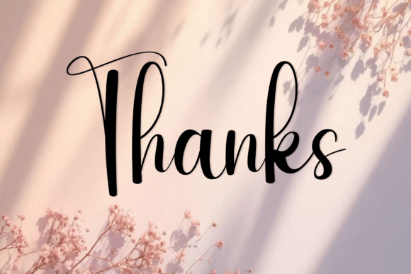 Blushing Font - Preview 5