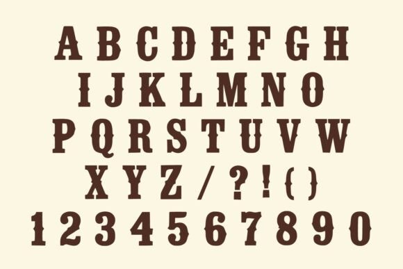 Bronco Western Font - Preview 4