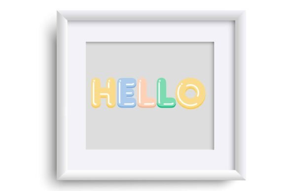 Bubbly Pastel Font - Preview 3