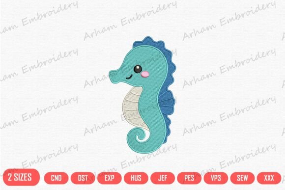 Cute Seahorse Ocean Baby Sea Creature